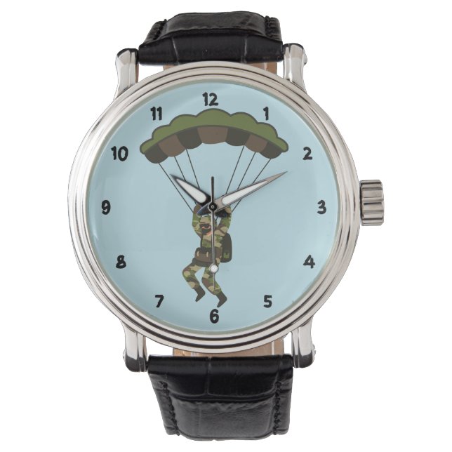 Soldat/Fallschirmjäger Armbanduhr (Vorderseite)
