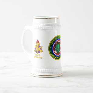 Soldat für Zivile Angelegenheiten der Proud-Armee Bierglas