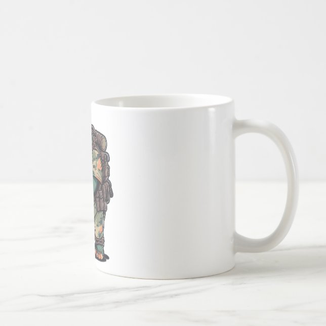 Soldat Hippo Military Hippopotamus Kaffeetasse (Rechts)