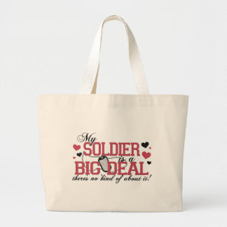 Soldat ist eine große Sache Jumbo Stoffbeutel