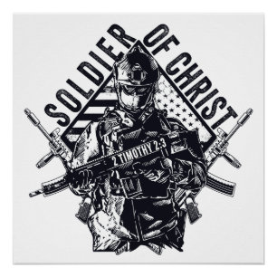 Soldat Jesu Christi - Christliche Glaubensarmee Poster