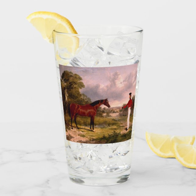 Soldat mit Offizierspferd Glas (Vorderseite Ice)