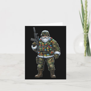 Soldat Santa-Tarnung Weihnachten Militär Jäger Karte