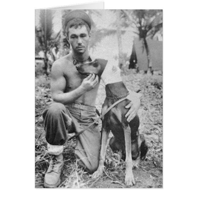 Soldat und Hund (Vorne)