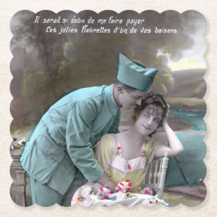 Soldat und Lover Untersetzer