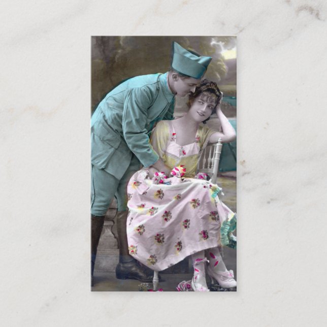 Soldat und Lover Visitenkarte (Vorderseite)