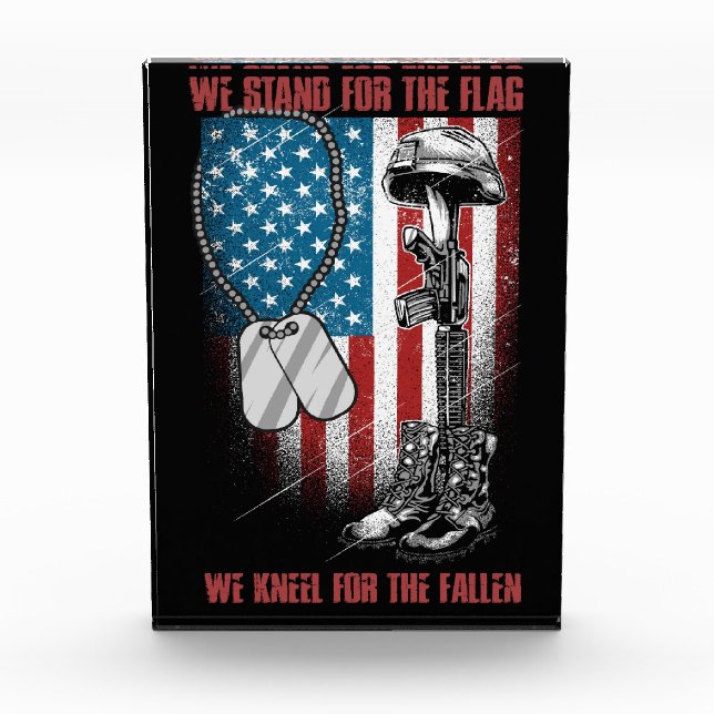 Soldat Zitat Fotoblock (Vorderseite)