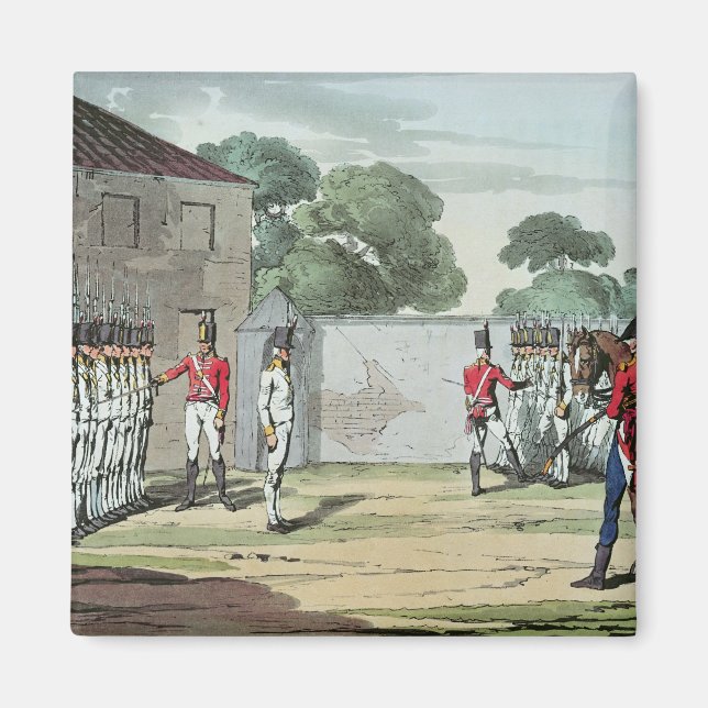Soldaten-Bohren, 1807 Magnet (Vorne)