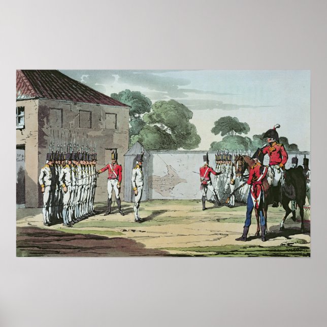 Soldaten-Bohren, 1807 Poster (Vorne)