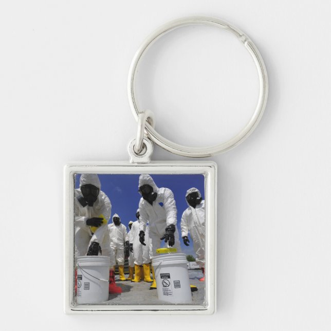 Soldaten des 457. Chemiebattalions Schlüsselanhänger (Vorne)