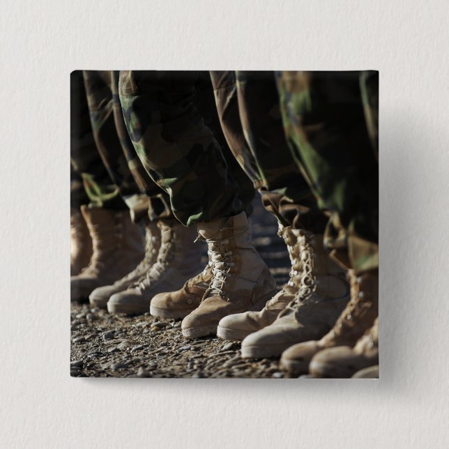 Soldaten des afghanischen Luftwaffenkorps Button (Vorderseite)