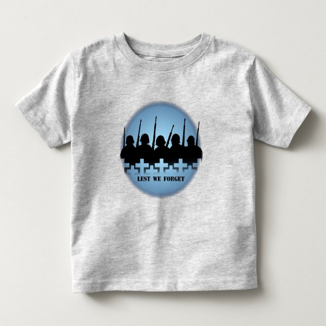Soldaten ehren Kleinkind-T - Shirt Krieg T-Shirt (Vorderseite)