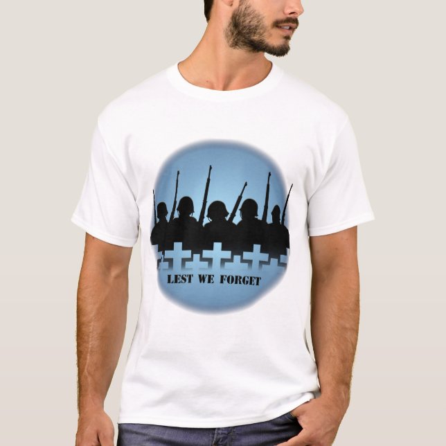 Soldaten ehren T - Shirt Krieg Frieden, damit wir  (Vorderseite)
