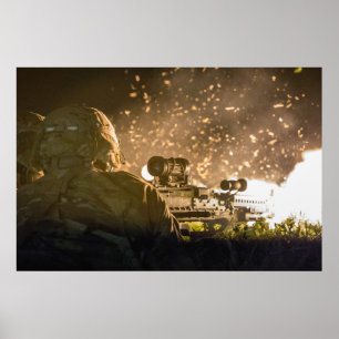 Soldaten kehren Feuer Poster