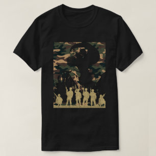 Soldaten Militärische Kämpfe T-Shirt