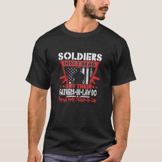 Soldaten nicht den stolzen Armeegenvater im Militä T-Shirt