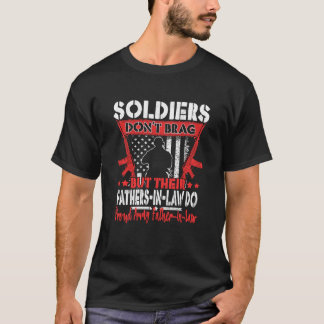 Soldaten nicht den stolzen Armeegenvater im Militä T-Shirt