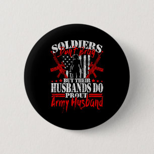 Soldaten prahlen nicht stolzer Armeemann Militär Button