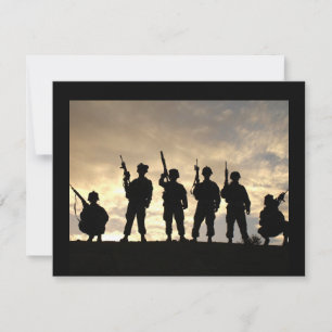 Soldaten-Silhouetten