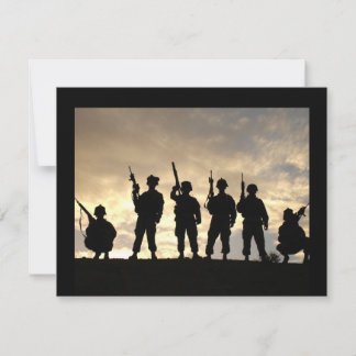 Soldaten-Silhouetten