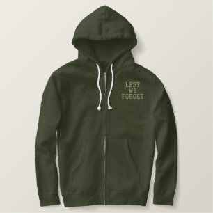 Soldaten-Tribut bestickte Kapuzenjacke Kriegsheld- Bestickter Hoodie
