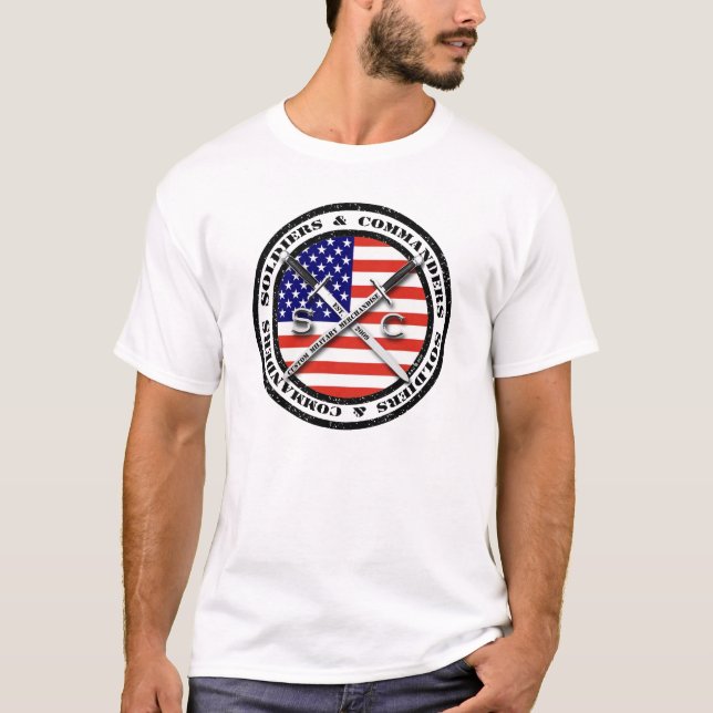 Soldaten u. Kommandanten Logo T-Shirt (Vorderseite)