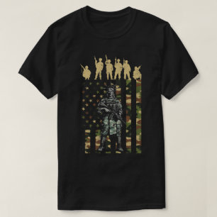 Soldaten und Freiheitsstatue T-Shirt