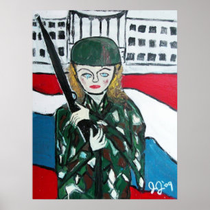 Soldatenmädchen Poster