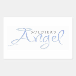 Soldatenngel Rechteckiger Aufkleber