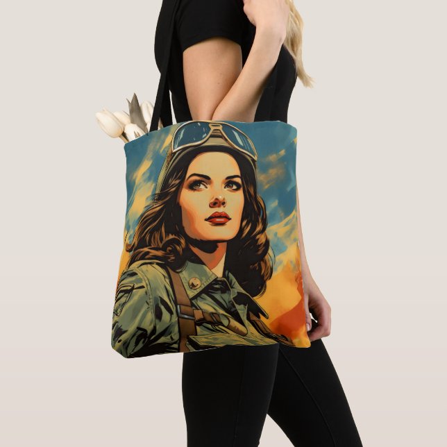 Soldatin Vintag Sci-Fi Tasche (Von Nahem)