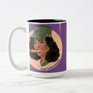 Soldatmädchen-Tasse Zweifarbige Tasse