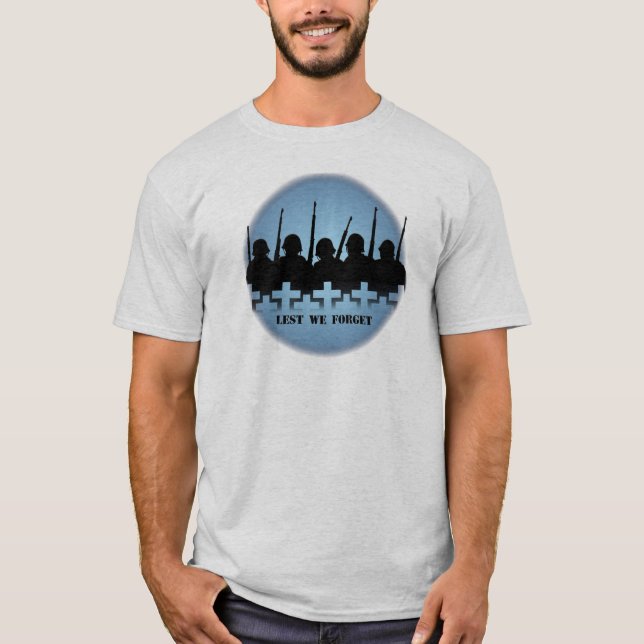 Soldats Hommage T-shirts Guerre Paix de peur d'oub (Devant)