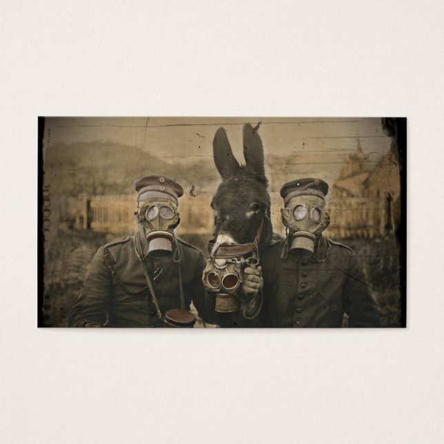 Soldats Masques d'âne et de gaz (Devant)