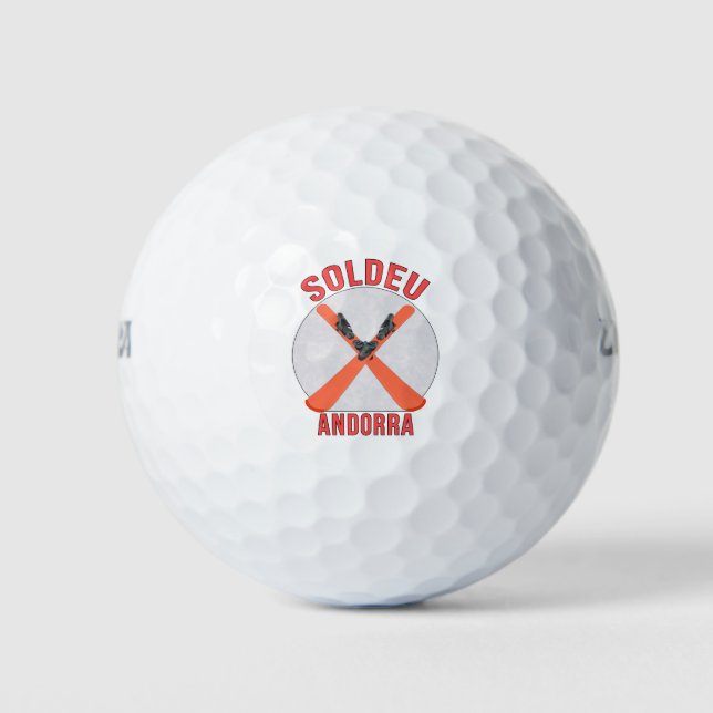 Soldeu, Andorra Golfball (Vorderseite)