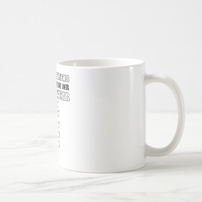 Soldier Army Funny German Army Kaffeetasse (Rechts)