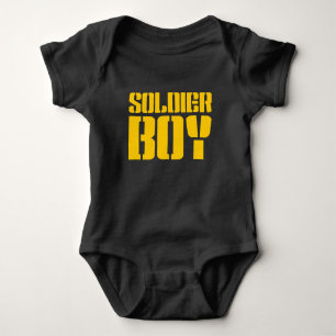 SOLDIER BOY BABY STRAMPLER