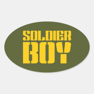 SOLDIER BOY OVALER AUFKLEBER