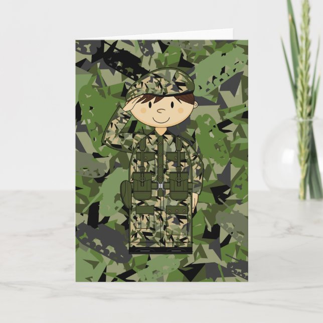 Soldier Card der britischen Armee Karte (Vorderseite)