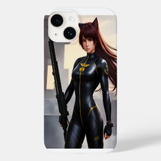 Soldier catgirl ist groß und stark Case-Mate iPhone 14 hülle