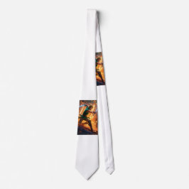 Soldier Designed Print Socks Krawatte