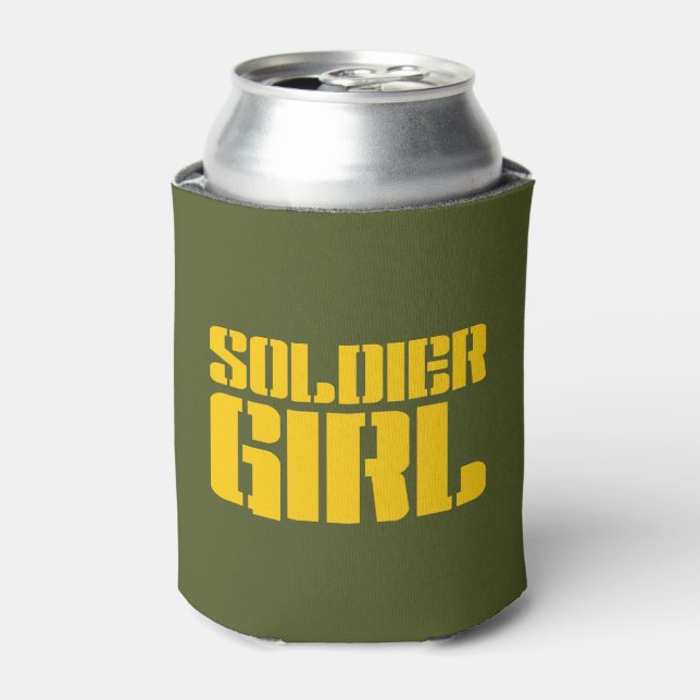 SOLDIER GIRL DOSENKÜHLER (Kanne Vorderseite)