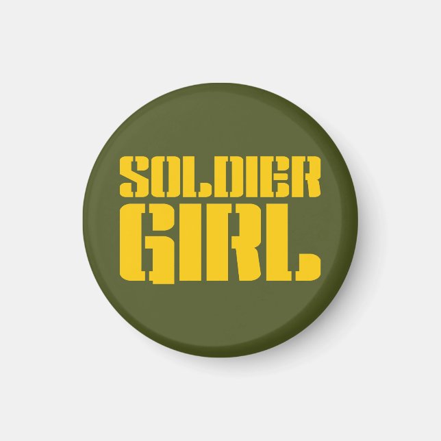 SOLDIER GIRL MAGNET (Vorne)