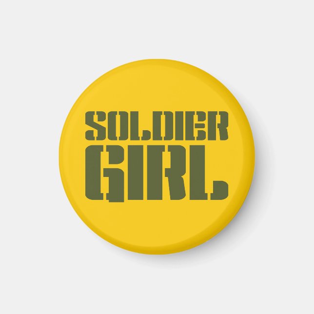 SOLDIER GIRL MAGNET (Vorne)