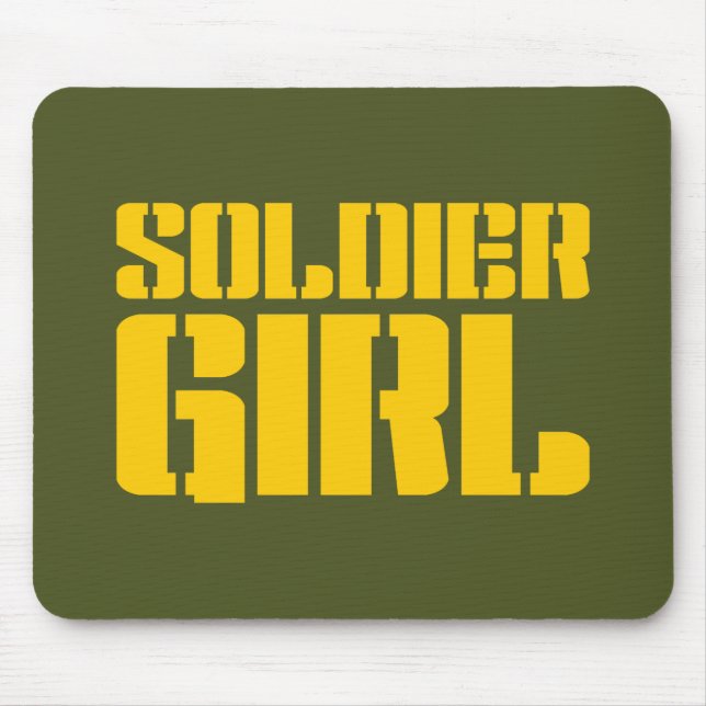 SOLDIER GIRL MOUSEPAD (Vorne)