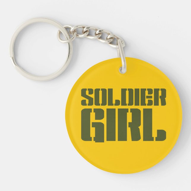 SOLDIER GIRL SCHLÜSSELANHÄNGER (Vorderseite)