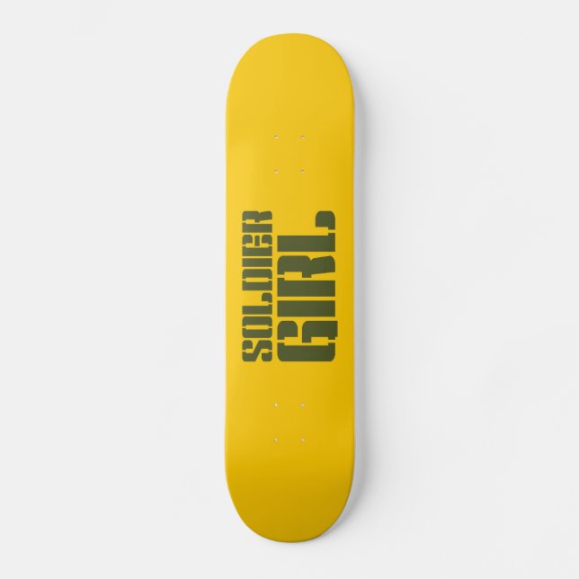 SOLDIER GIRL SKATEBOARD (Vorderseite)