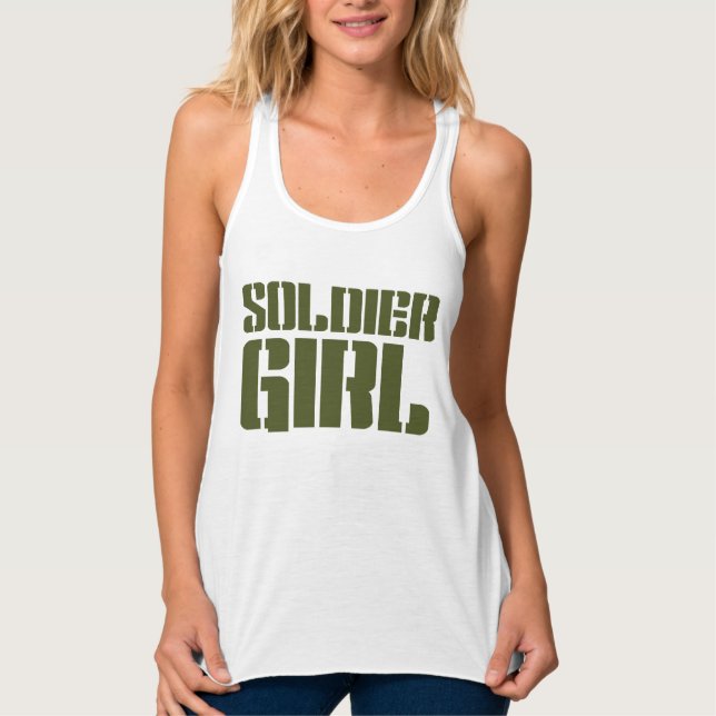 SOLDIER GIRL TANK TOP (Vorderseite)