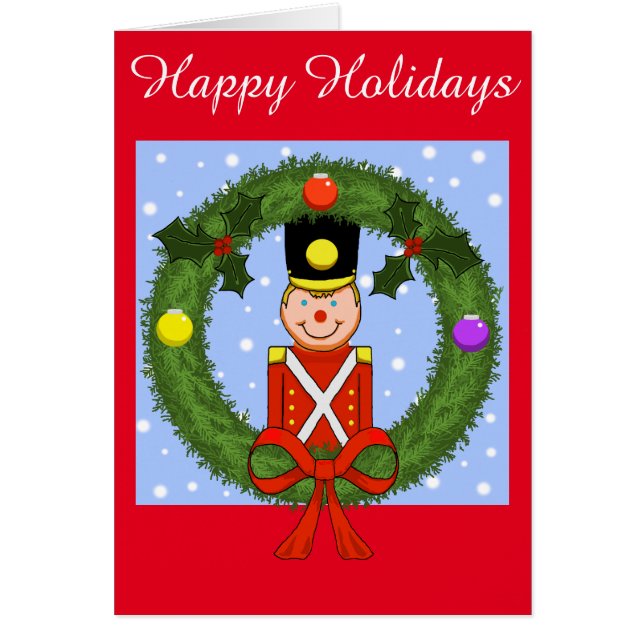 Soldier Holiday Card (individuell einstellbar) (Vorne)