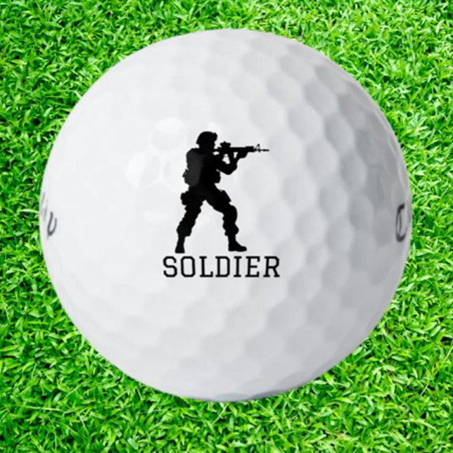 SOLDIER Military Golf Gifts! Golfball (From army-themed golf balls to unique presents for active duty or retired soldiers)
