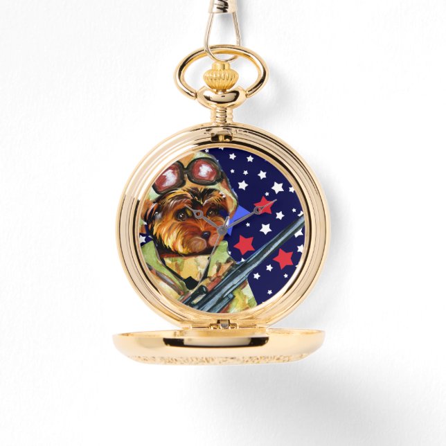 SOLDIER YORKIE POO ARMBANDUHR (Vorderseite)